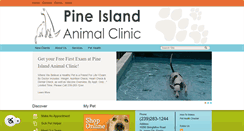 Desktop Screenshot of pineislandanimalclinic.com